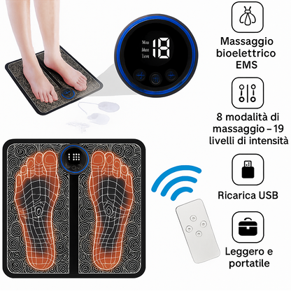 Massaggiatore plantare EMS senza fili