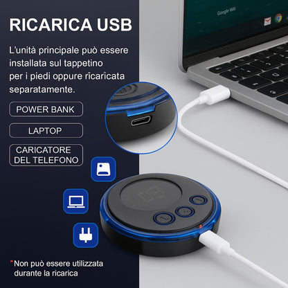 Massaggiatore plantare EMS senza fili